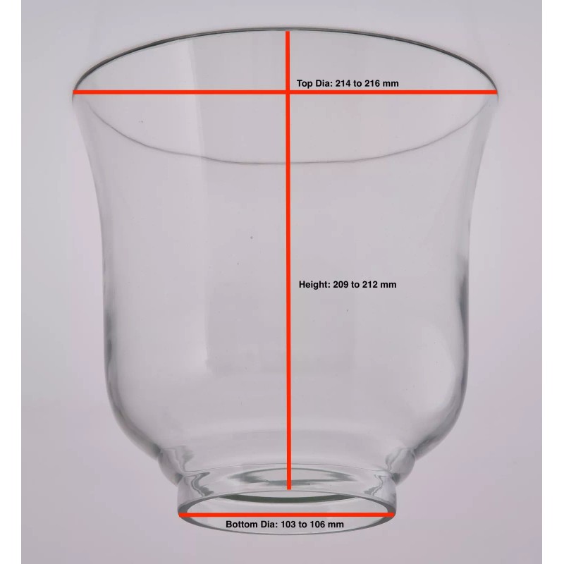 American Mantle Glass Globe GLG1700 for GL1700 and JK-6A Outdoor