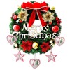 BESTOYARD Christmas Door Wreath Christmas Ball Ornaments Christmas Window Wall
