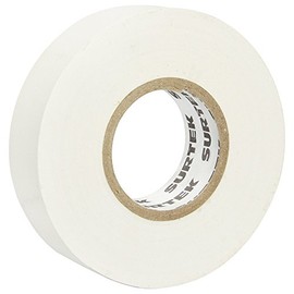 Surtek 138013 Cinta para aislar blanca 19 mm x 9 m