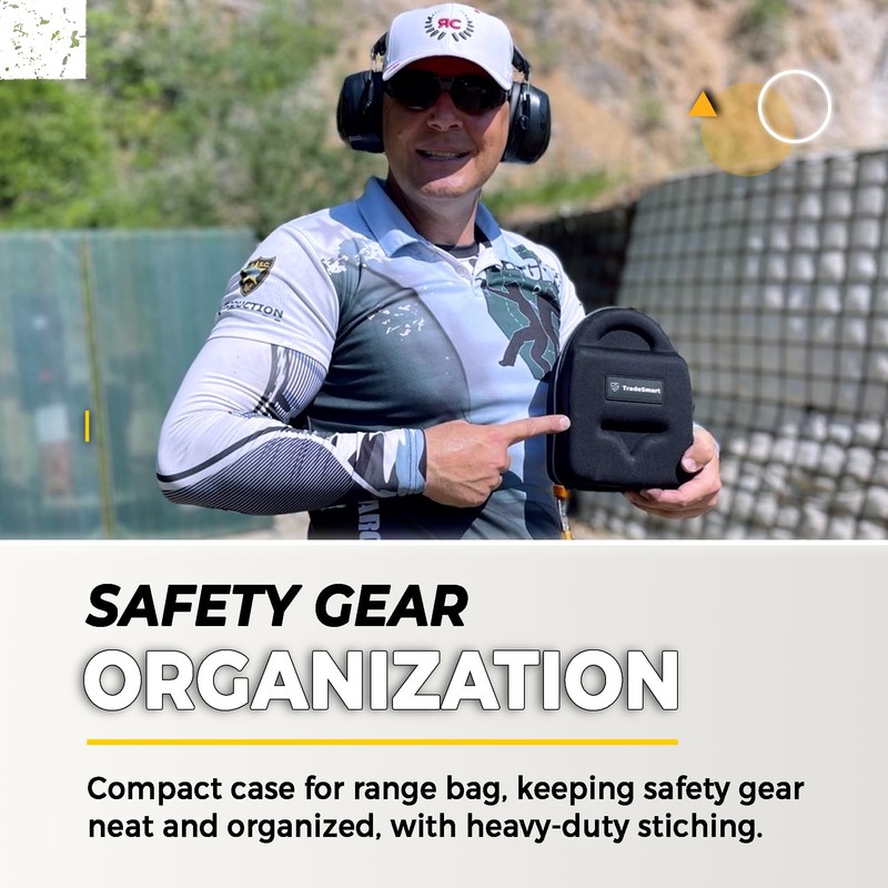 TradeSmart All-in-One Shooting Ear Protection - Comfort+ NRR 28 Earmuffs,