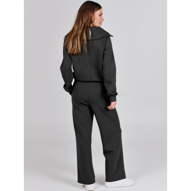 ANRABESS Women 2 Piece Outfits 2025 Fall Fashion Airport Wide