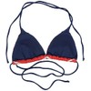 ToBeInStyle parte superior de bikini bohemio triangular sin costuras para