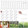 Tomato Hooks with String, Pack of 15 Tomato Hooks with