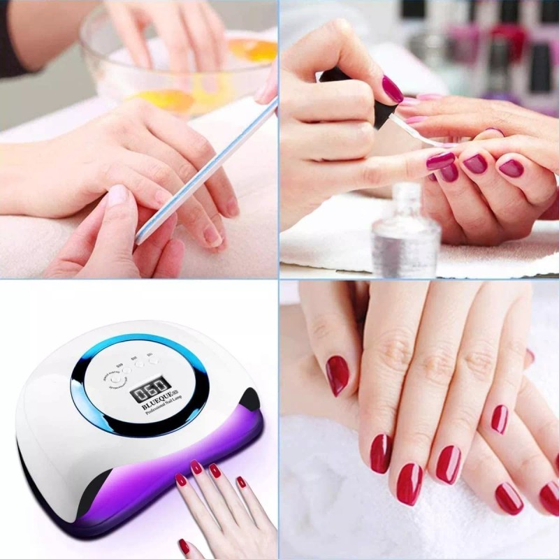 Lampara Secador De Uñas Esmalte Led Uv Profesional Portátil