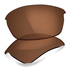 ThunderClap Polycarbonate Lenses Replacement for Oakley Flak Jacket Sunglasses - Fired Brick Anti-Fog