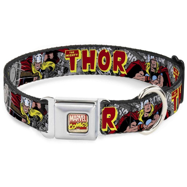 Dog Collar Seatbelt Buckle The Mighty Thor Action Poses 18