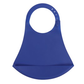 Adult Bib Oil Proof Crumb Catcher Washable Silicone Clothing Protector Eating Bib for Elderly