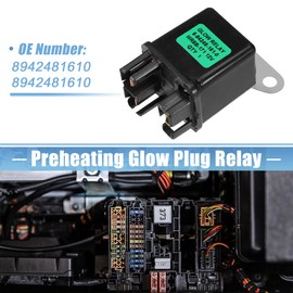X AUTOHAUX No.8942481610/8942481610/8944233140 Preheating Glow Plug Relay for Yanmar 12V MR82BL-081 JIDECO 91008V