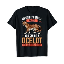 Ocelot Animal Gift Cute Funny Wild Cat Men Women Kids T-Shirt