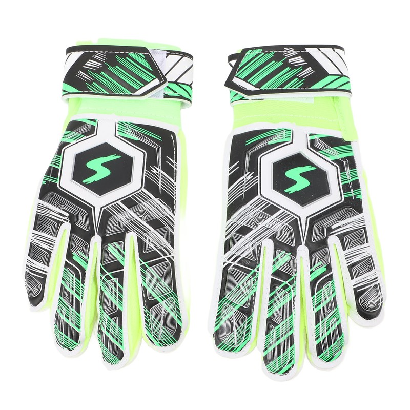 1 Pair Kids Soccer Gloves Latex Collision Resistance Football Goalkeeper