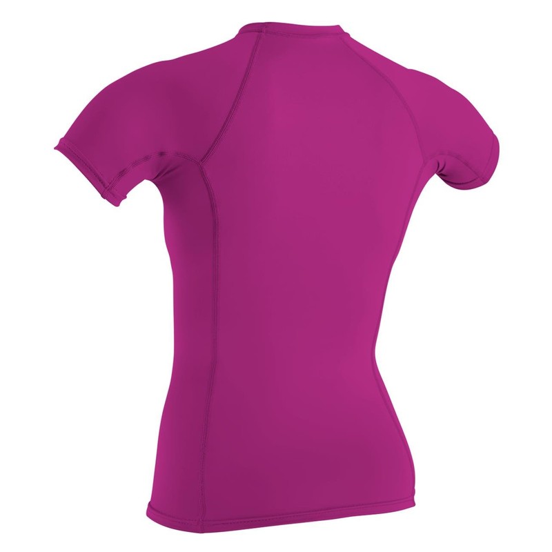 O'Neill Wetsuits Women's Wms Basic Skins Short Sleeve Rash Guard