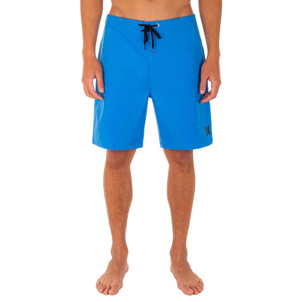 Hurley MBS0010260 Men's Swimsuit, OAO SOLID 20 Logo, Board Shorts, Sea Panties, Trunks, Surfing, Bodyboard, Pool, Beach, Outdoor Festival, blue