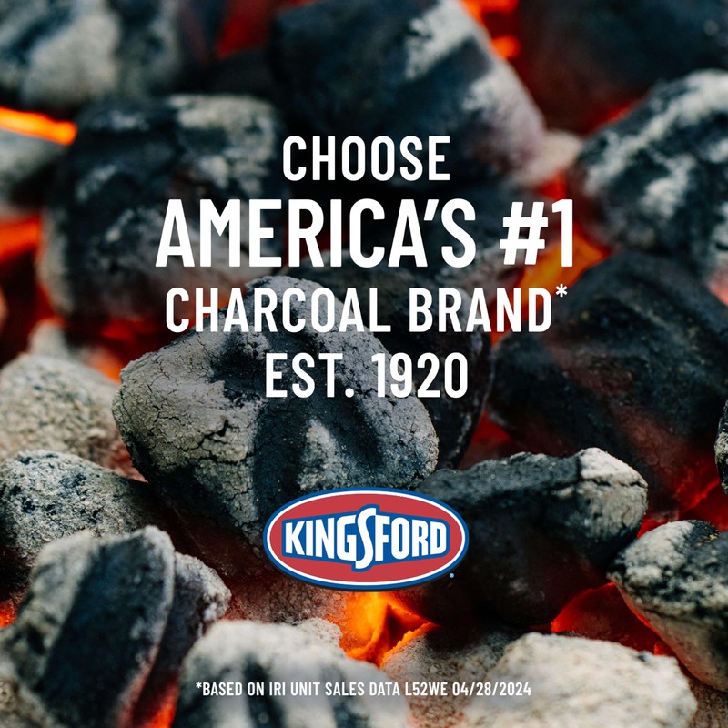 Kingsford Original Charcoal Briquettes, BBQ Charcoal for Grilling, 4 Pounds