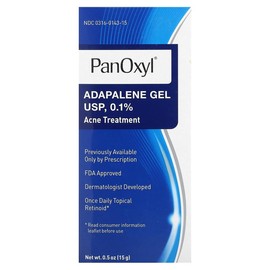 PanOxyl Adapalene Gel USP, 0.1%, Acne Treatment, 0.5 oz (15 g)