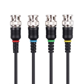 Proster BNC Test Leads Set Oscilloscope Probes BNC to Dual-Head Alligator Clips Leads/BNC to Mini Hook Leads/BNC to Dual Stacking Test Leads/BNC to Dual Coaxial Cable Universial for Oscilloscope