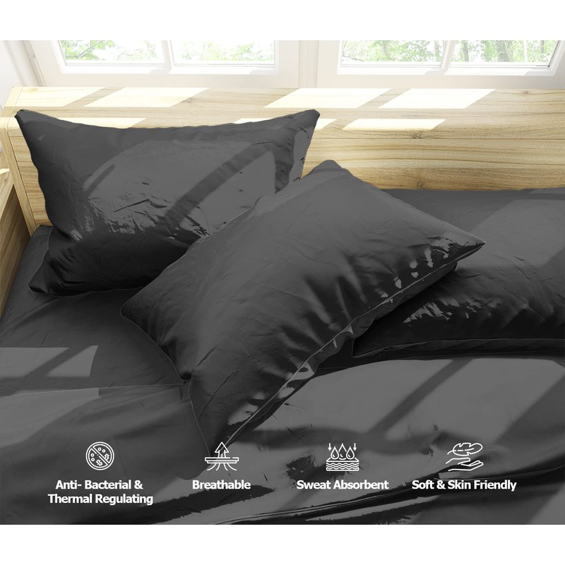 MistyMorning Pillow Cases 2 Pack, Soft & Premium quality Bedding