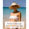 FURTALK Sun Visor for Women Wide Brim UV Protection Sun