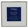 Hampton Frames MAYFAIR Silver Plate Photo Picture Frame - Bevel