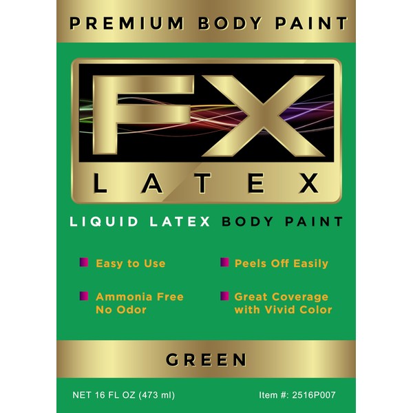 Liquid Latex - Face and Body Paint, Ammonia Free, Easy