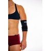 Nevin Sports Med Contoured Elbow Support w/Adjustable Strap (Black, Medium)