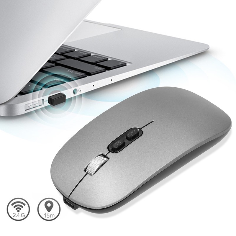 Wireless Optical Mouse 2.4Ghz Bluetooth 5.0 Dual Mode Charging Mouse
