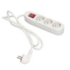 European Power Strip 3 Way ABS and Copper Multiple Outlet