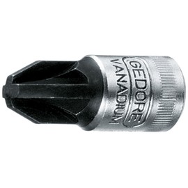 Gedore IKS20PZD3 Screwdriver bit Socket 1/4 PZ3x28mm, Silver