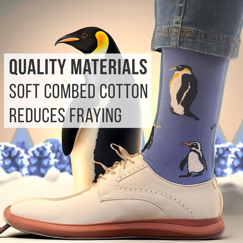 Men's Premium Comfort Penguin Socks