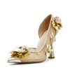 Betsey Johnson Women's Nash Pump, Gold, 6.5