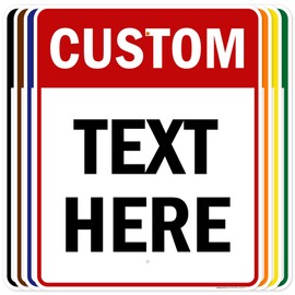 Custom Sign, Custom Sign for Business, Indoor/Outdoor use. 24x30 Inches, Rust Free .063 Aluminum, Fade Resistant, Made in USA by My Sign Center (Header)