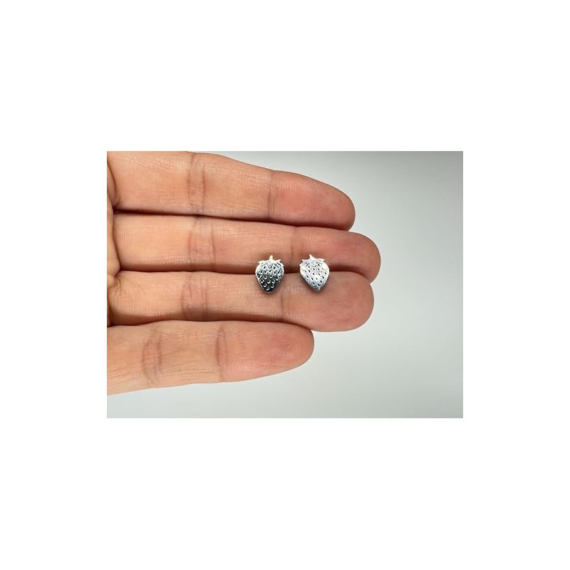 Strawberry Earrings - Stainless Steel Studs