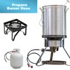 WADEO 4 FT 0-30 PSI Adjustable High Pressure Propane Regulator