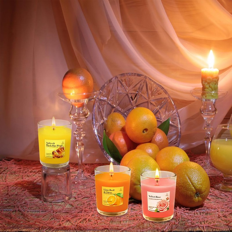 24 Pack Scented Aromatherapy Candles - 12 Fragrances 1.8 Oz