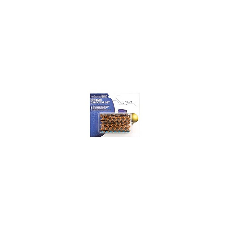 Velleman K/CAP1 Modules Ceramic Capacitor, 14 Values from 10PF to