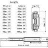 DSL Push to Open Drawer Runners, 1 Pair Full Extension