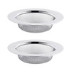 Drain Strainer Stainless Steel Rustproof Set of 2, 11.5 cm