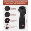 Winter Hat Gloves Scarf Set for Men Women, Mens Beanie