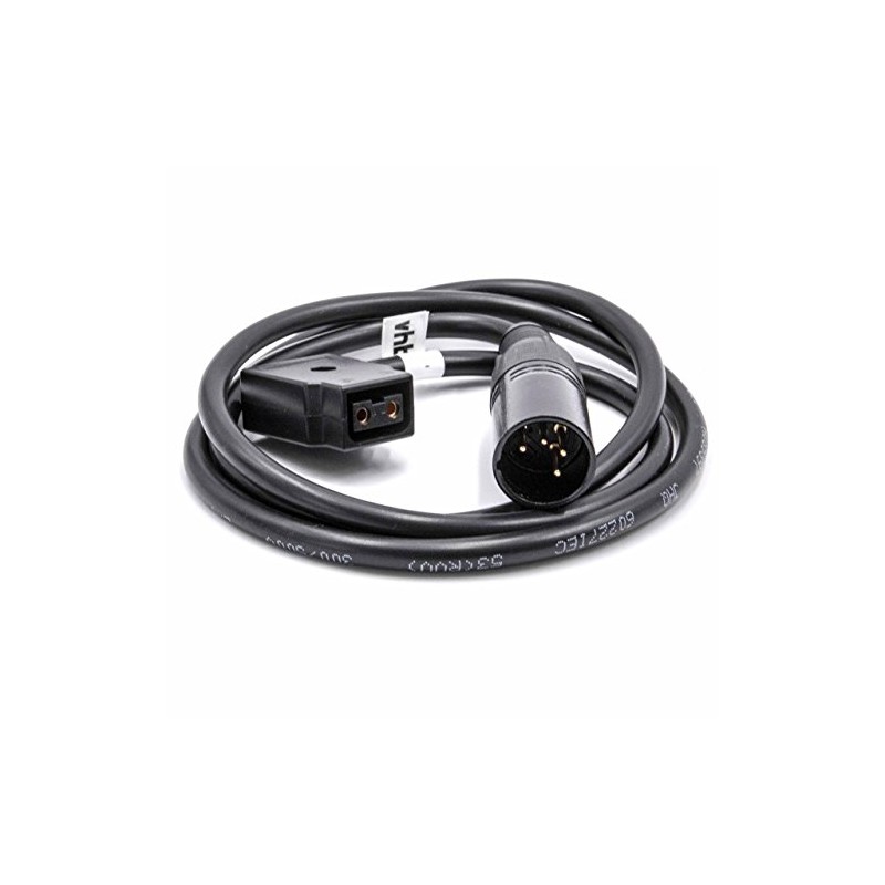 vhbw D-Tap (w) to XLR 4-Pin (M) Compatible with Practilite
