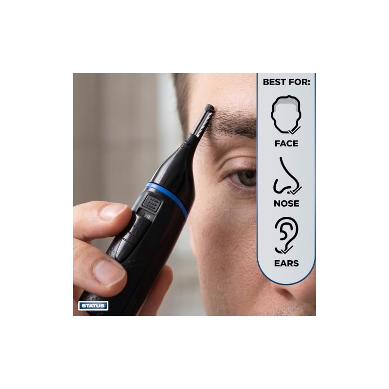 Status Lille Nose, Ear & Eyebrow Trimmer for Men &