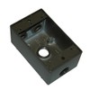 Topaz Electric WB1450B 1/2-Inch 4 Hole Weather Proof Box, Bronze