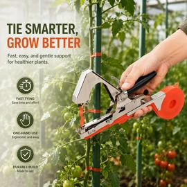 Plant Tying Machine for Garden Support – Handheld Tapener Tool for Vines, Tomatoes, Grapes & Greenhouses