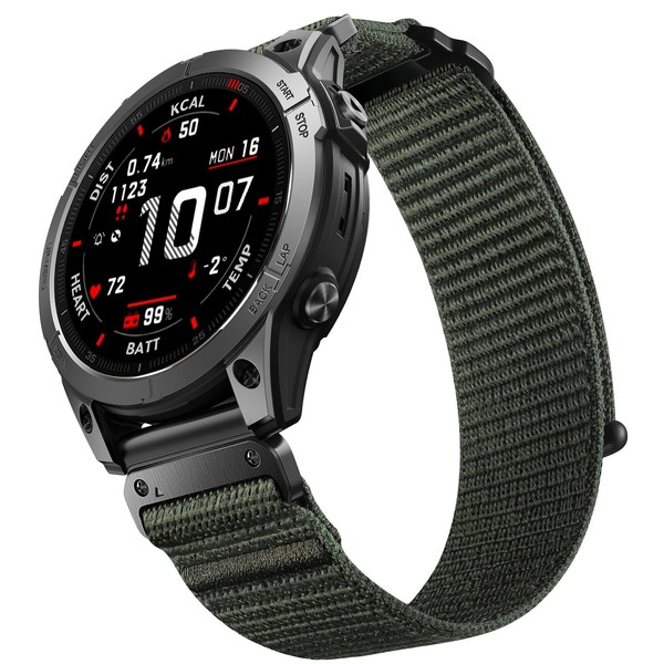 Bandletic Uhrenarmband 22mm Kompatible mit Garmin Fenix 6 Pro -