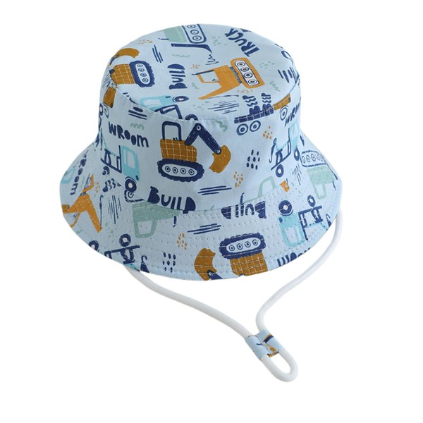LYZOURBB Baby Girl Boy Bucket Hats, Unisex Kids Wide Brim