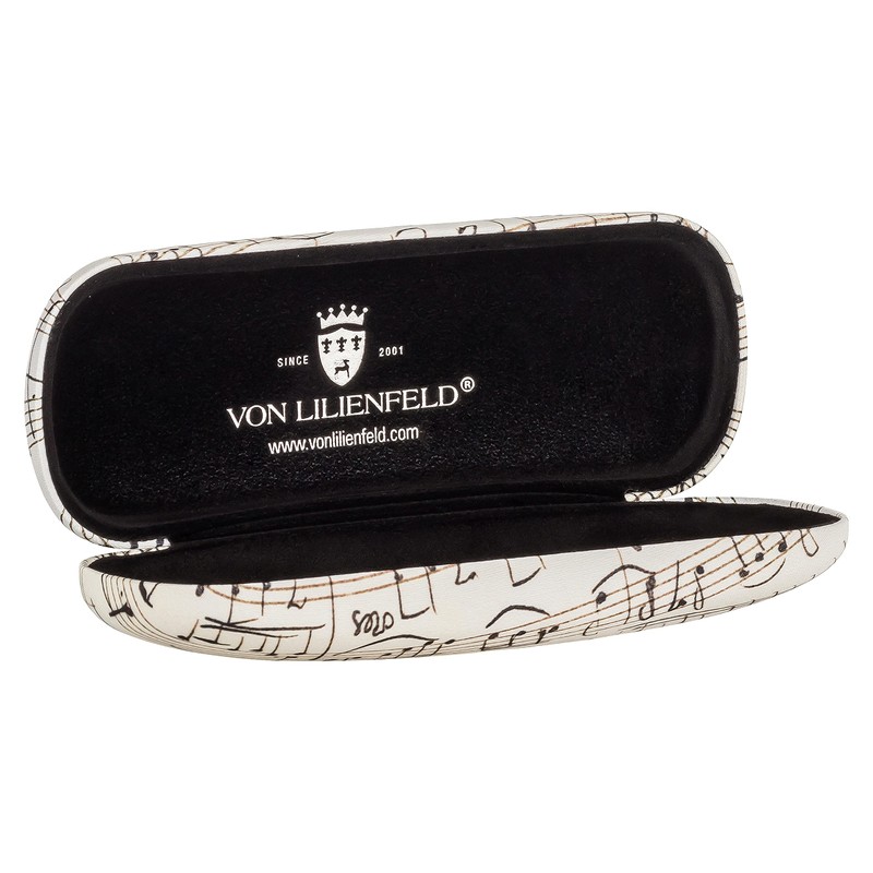 VON LILIENFELD Glasses Case Sheet music Present Cleaning Cloth Spectacle