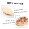 Baluue Elasticity Bamboo Scalp Comb Hair Massage Comb Anti-static and