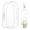 Clear Figure Display Case, Protective Case for Plush Doll Storage