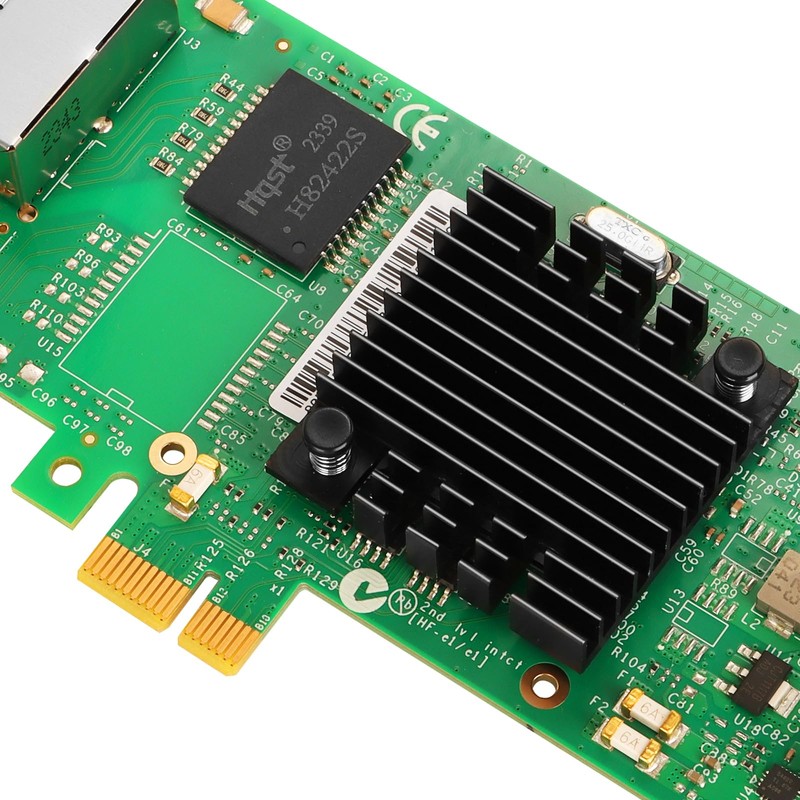 Euqvos PCIe Ethernet Network Card for Intel I350-T2 I350AM2 Chipset