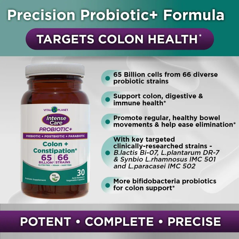 Vital Planet Probióticos Colon Y Estreñimiento 30 Cápsulas