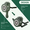 MYFULLY Handheld Air Raid Siren | 110DB Aluminium Alloy Crank