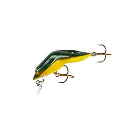 Rebel Lures Wee Frog Ultralight Crankbait Fishing Lure, Green Bullfrog, Wee Frog (3/8 oz), Wee Frog (3'-4' cranking Depth)
